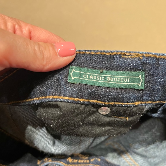 Ralph Lauren dark wash boot cut jeans 12 - Picture 7 of 9